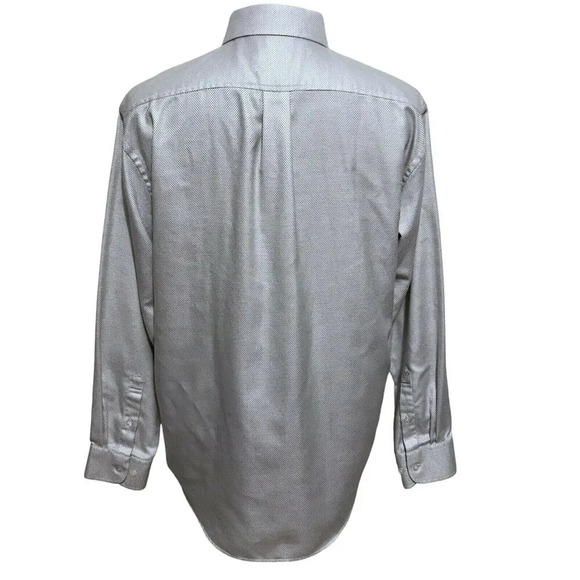 Van Heusen Button Down Dress Shirt for Men Neck 17 - Picture 8 of 10